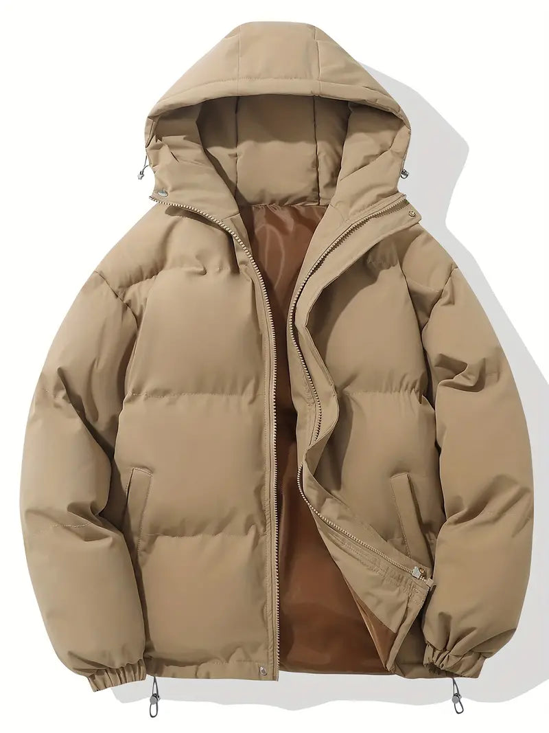 Men’s Essential Puffer Jacket – Classic Warmth, Modern Comfort