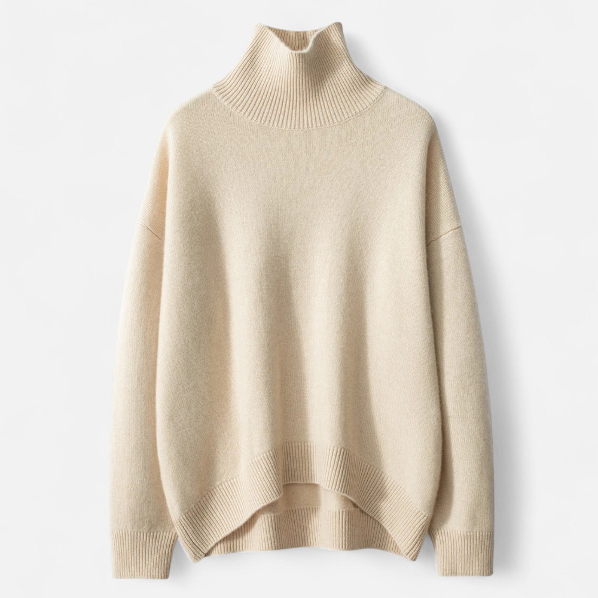 Women’s Oversized Roll Neck Jumper – Soft Knit, Relaxed Fit