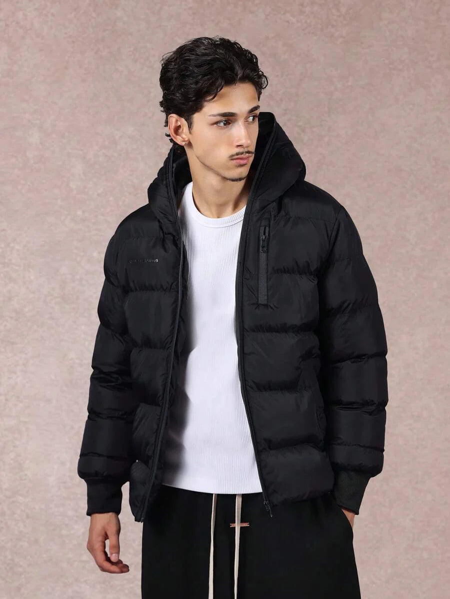 Men’s Premium Thermal Puffer Jacket – Lightweight, Windproof & Winter-Ready