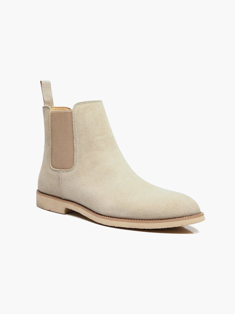 Men’s Classic Black Chelsea Boots – Premium Leather Look & Comfort Fit