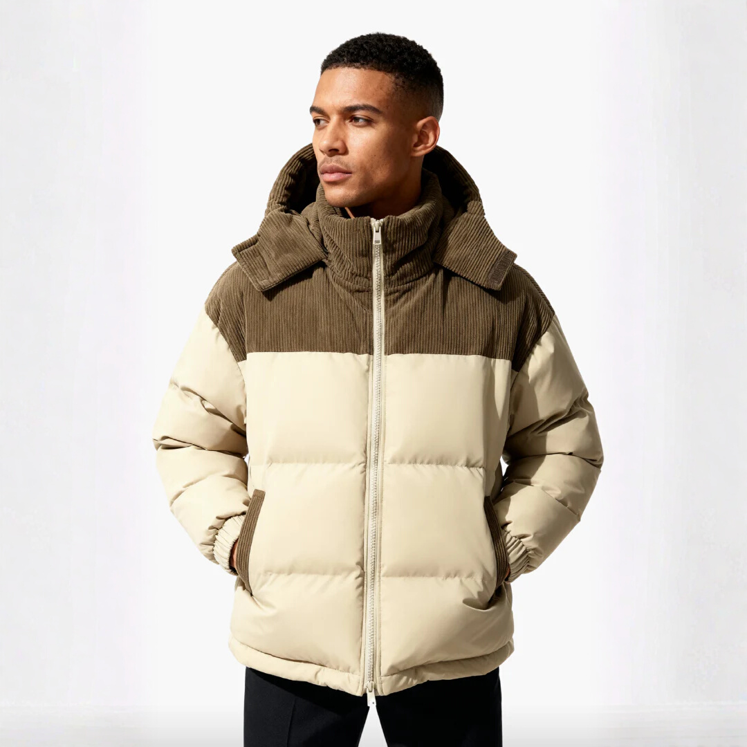 Men’s Heavyweight Puffer Jacket – Ultra-Warm, Windproof & Winter Ready