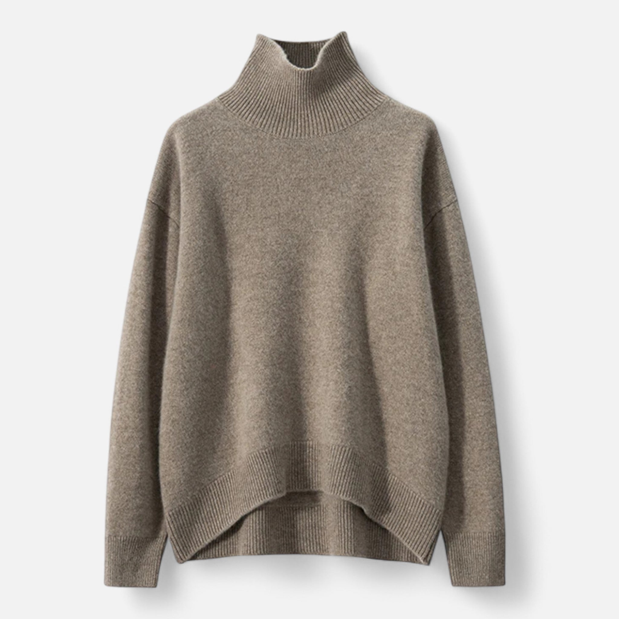 Women’s Oversized Roll Neck Jumper – Soft Knit, Relaxed Fit