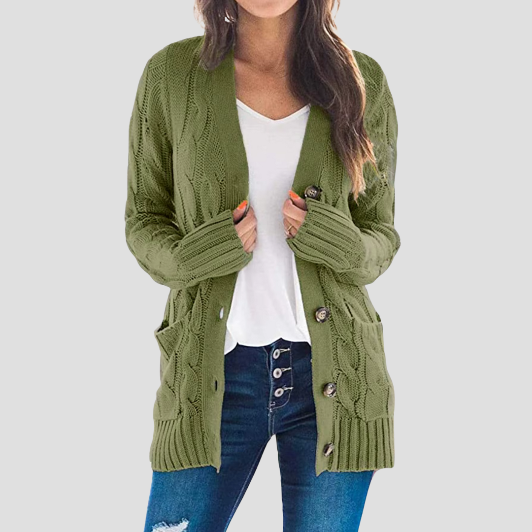 Josephine | Cable Knit Cardigan