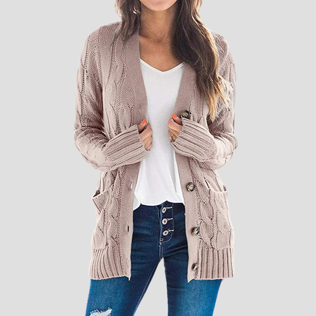 Josephine | Cable Knit Cardigan