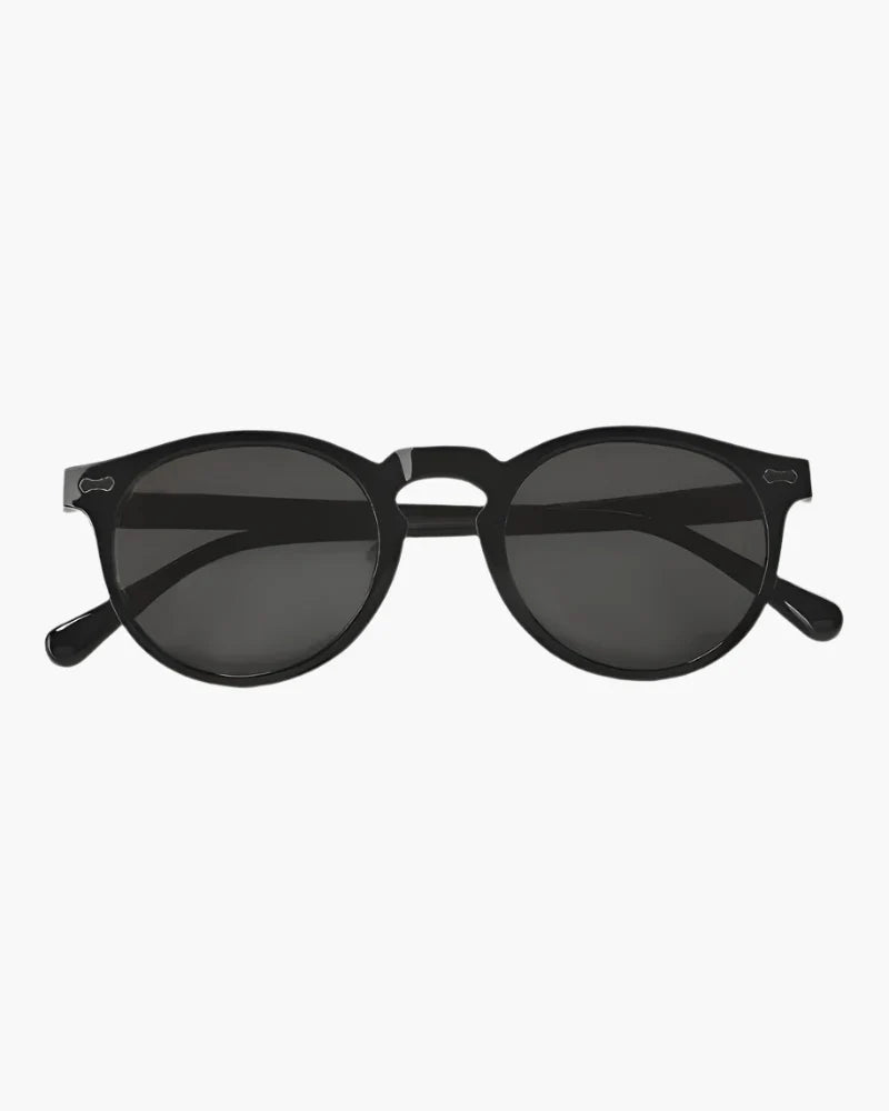 Men’s Round Transparent Frame Sunglasses – Classic UV400 Protection