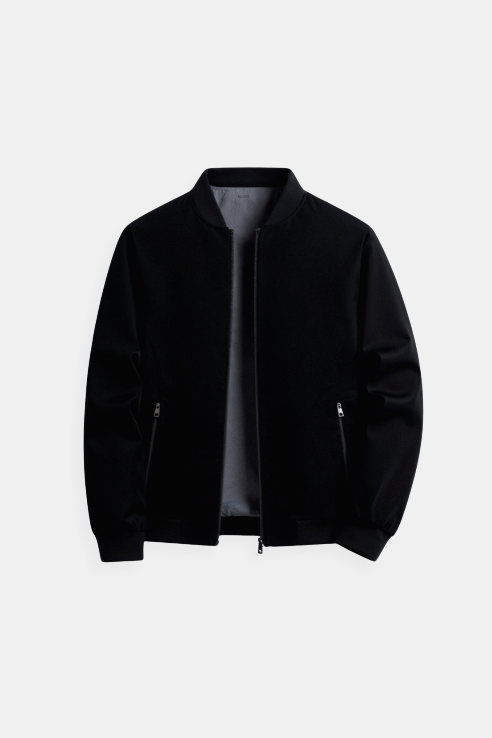 Men’s Minimalist Bomber Jacket – Sleek Lightweight Design & Modern Street Style