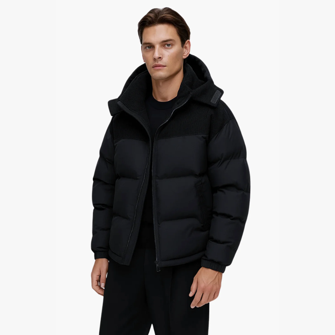 Men’s Heavyweight Puffer Jacket – Ultra-Warm, Windproof & Winter Ready
