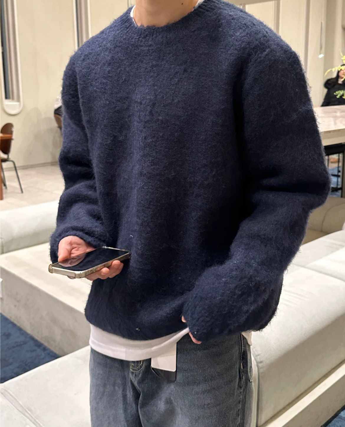 Ultra Soft Fluffy Knit Sweater