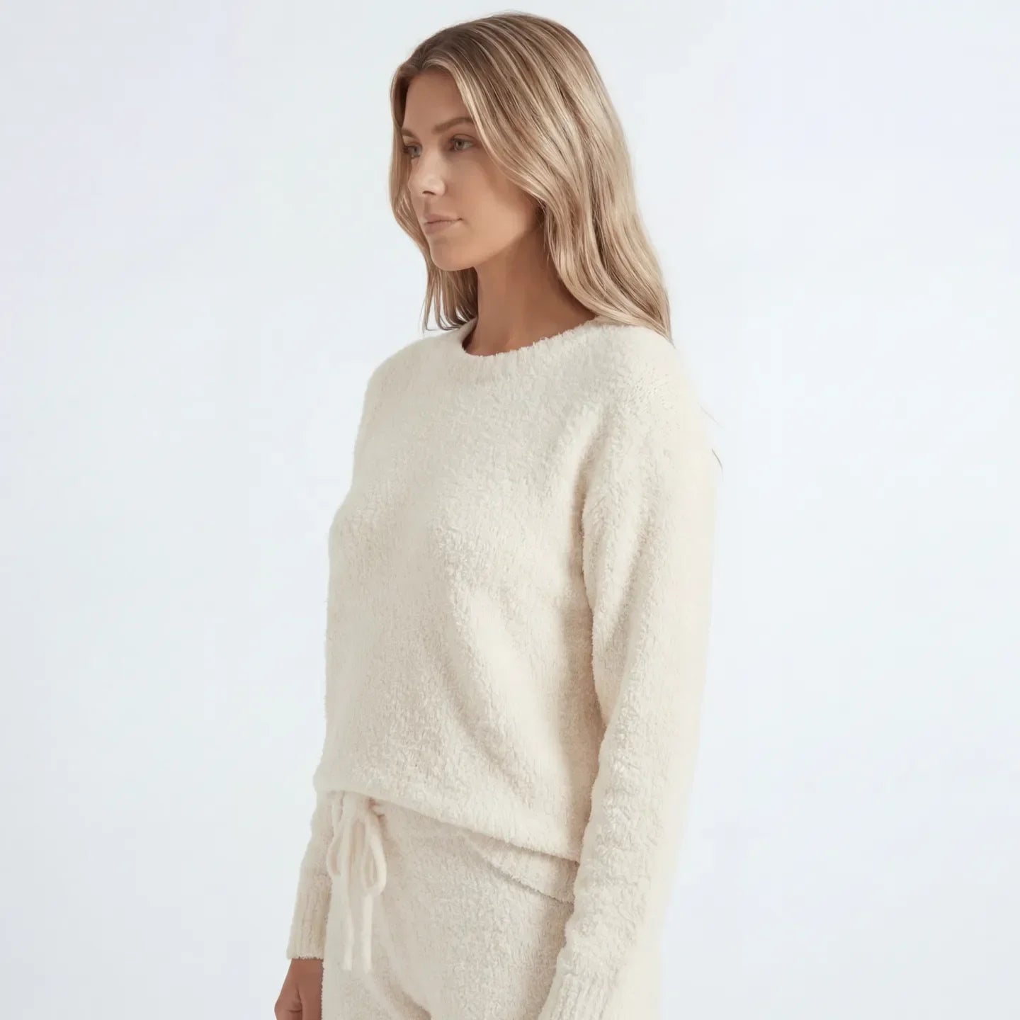 Women’s Soft Knit Loungewear Set – Jumper & Drawstring Trousers