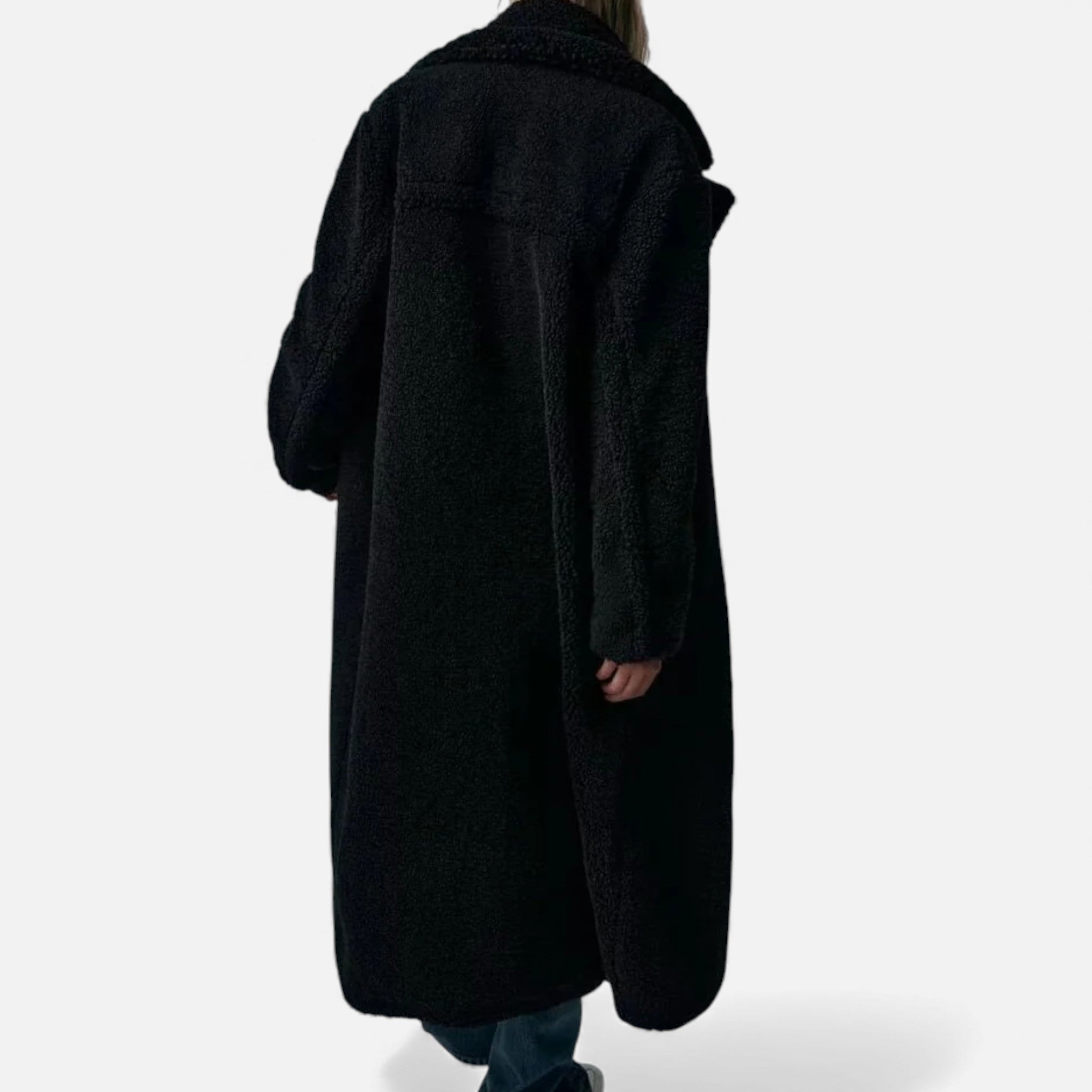 Maison Dresson| Women’s Long Double-Breasted Teddy Coat