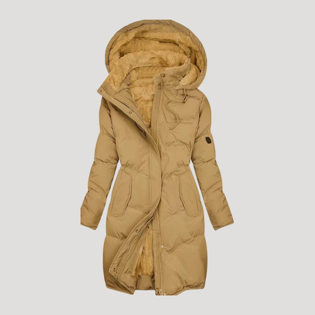 Women’s Long Faux-Fur Lined Winter Parka – Ultra Warm & Stylish