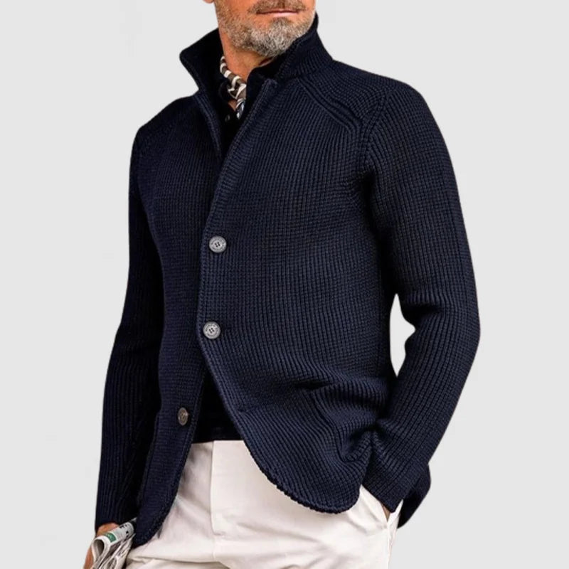 Men’s Premium Knitted Button Jacket – Soft, Warm & Smart Casual