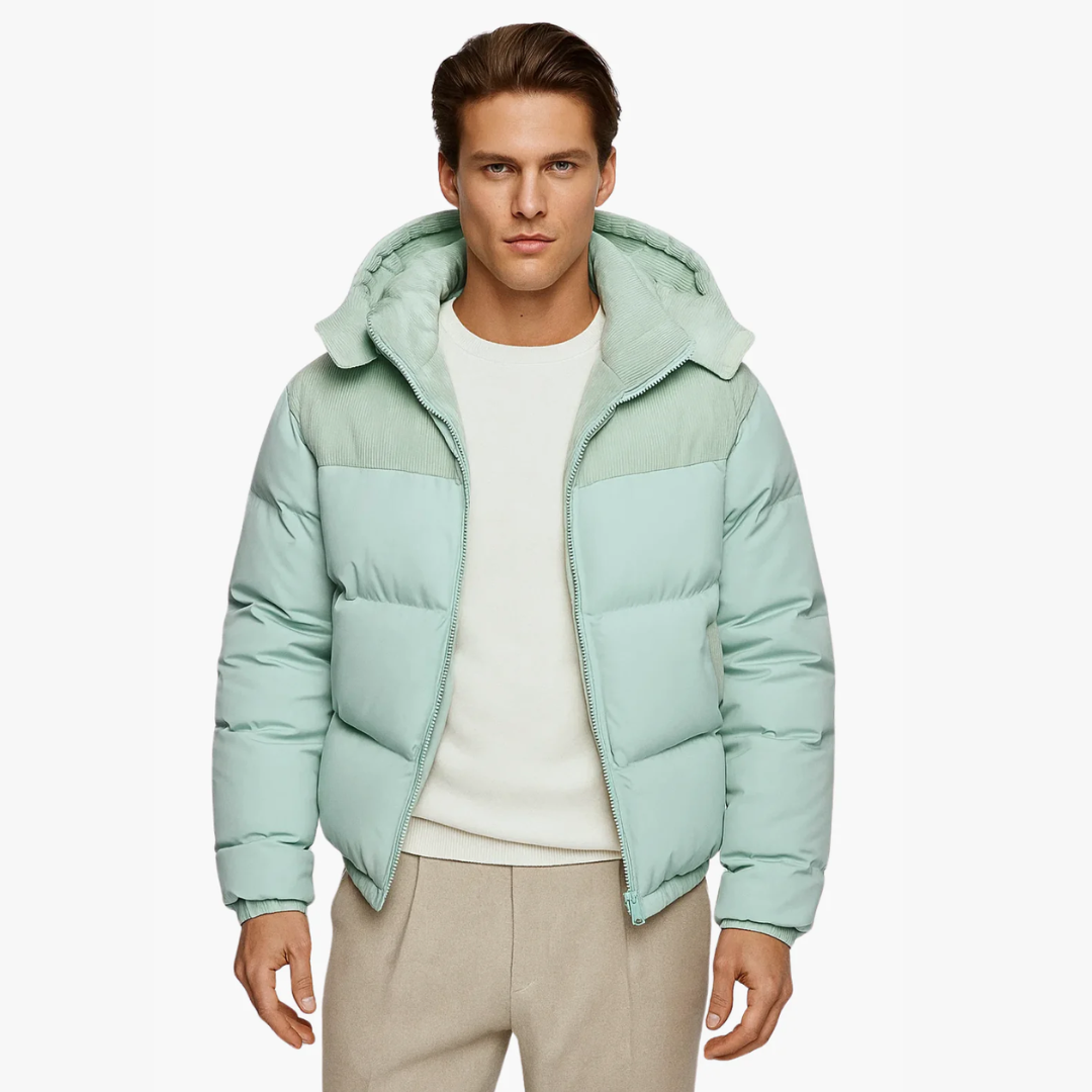 Men’s Heavyweight Puffer Jacket – Ultra-Warm, Windproof & Winter Ready
