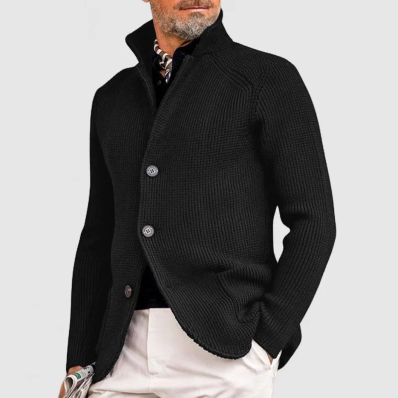 Men’s Premium Knitted Button Jacket – Soft, Warm & Smart Casual