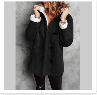 Women’s Cozy Sherpa-Lined Toggle Coat – Grey Winter Edition