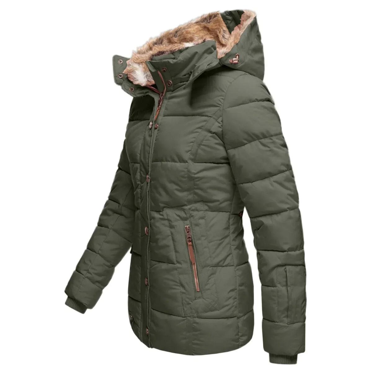 Chic Versatile Winter Jacket With Stylish Embellishments