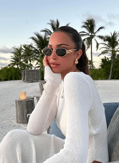 Retro Oval Vintage Oval Sunglasses – Unisex Fashion Shades
