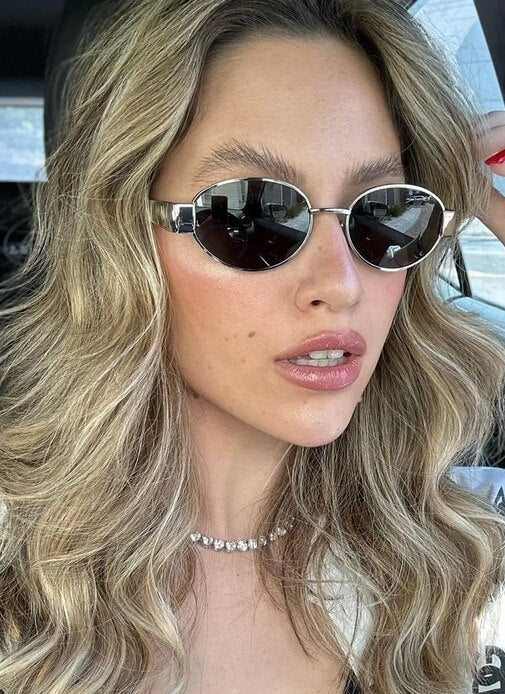 Retro Oval Vintage Oval Sunglasses – Unisex Fashion Shades