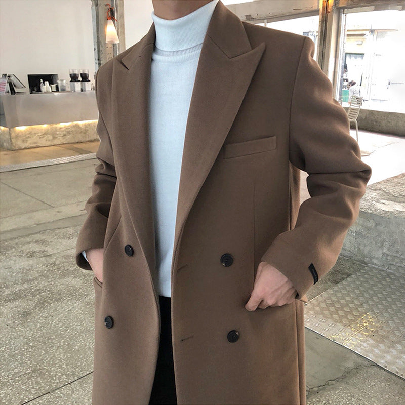 Cambridge Wool Overcoat – Timeless Double-Breasted Elegance