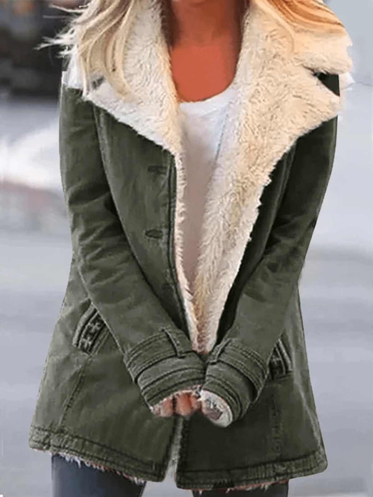 Elegant Thermal Winter Jacket With Waterproof And Windproof Features