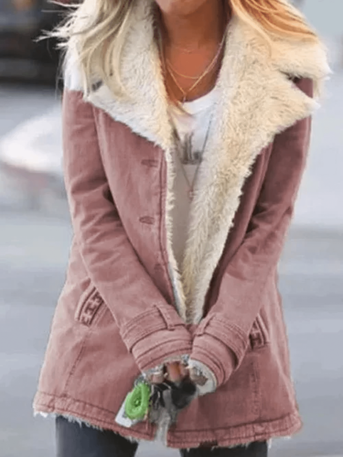 Elegant Thermal Winter Jacket With Waterproof And Windproof Features