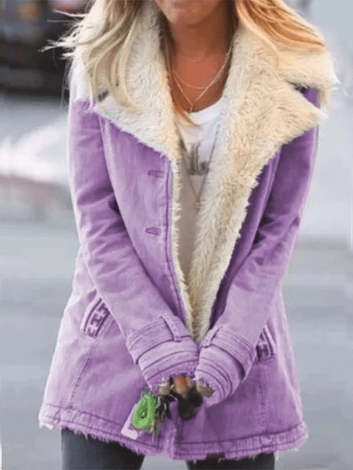 Elegant Thermal Winter Jacket With Waterproof And Windproof Features