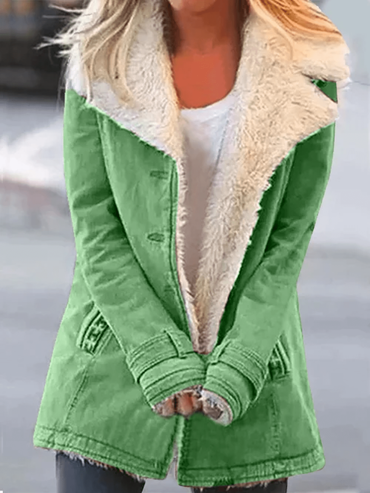 Elegant Thermal Winter Jacket With Waterproof And Windproof Features