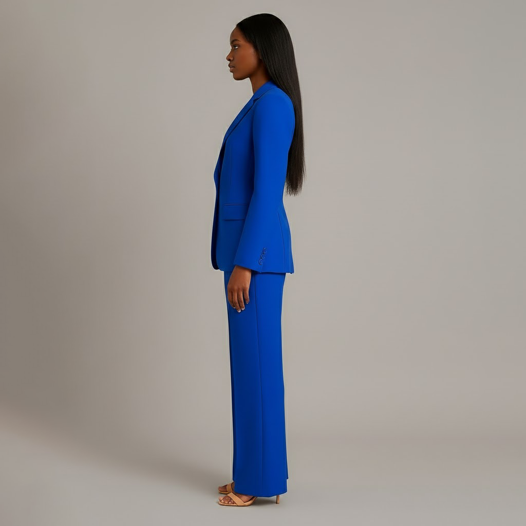 Christian | Chic Formal Suit Set with Tailored Long Blazer for Women