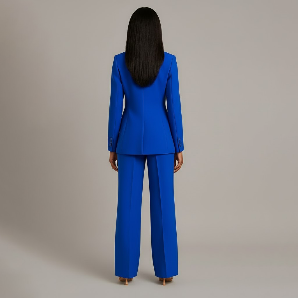 Christian | Chic Formal Suit Set with Tailored Long Blazer for Women