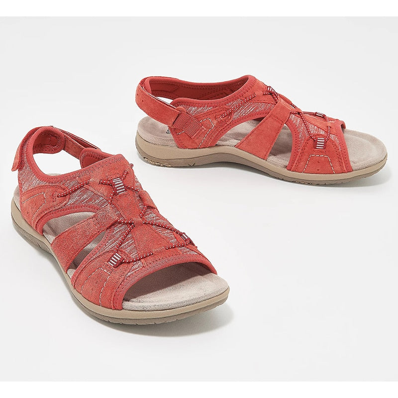 ComfortStep Women’s Orthopedic Walking Sandals – Adjustable & Lightweight
