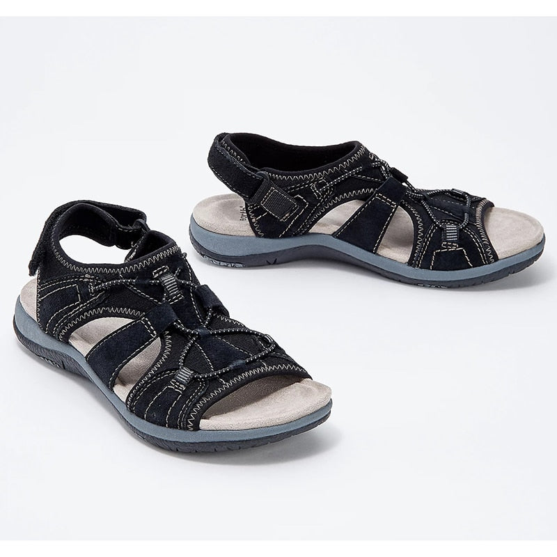 ComfortStep Women’s Orthopedic Walking Sandals – Adjustable & Lightweight
