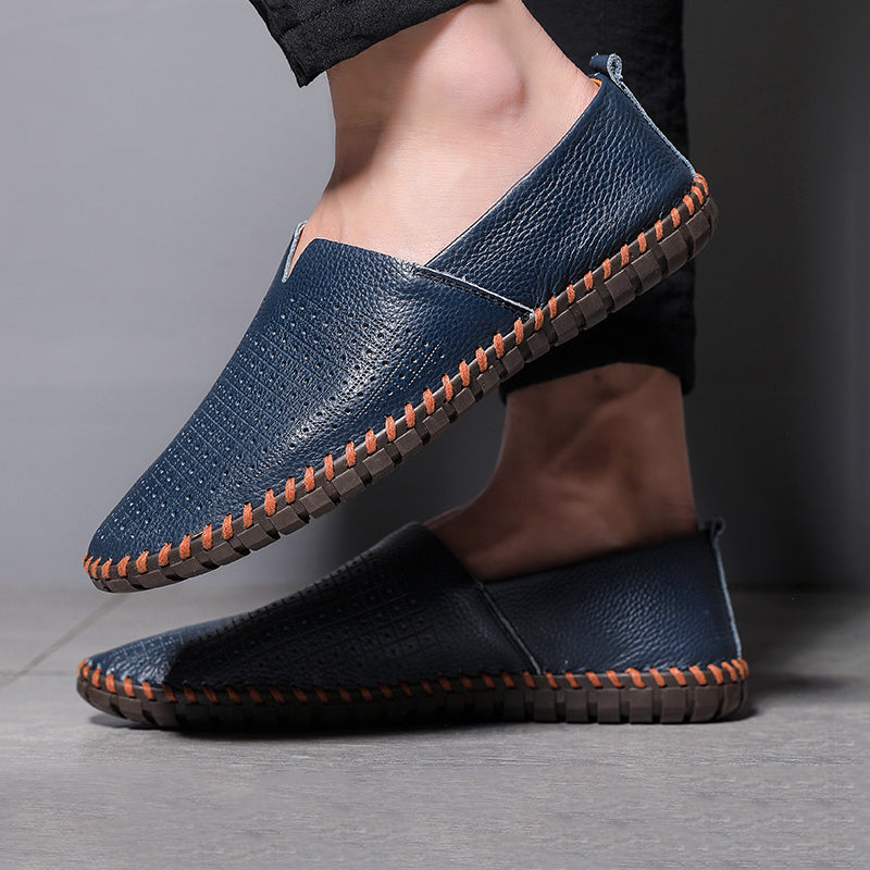 Men’s Minimalist Leather Loafers – Modern Comfort & Sleek Design