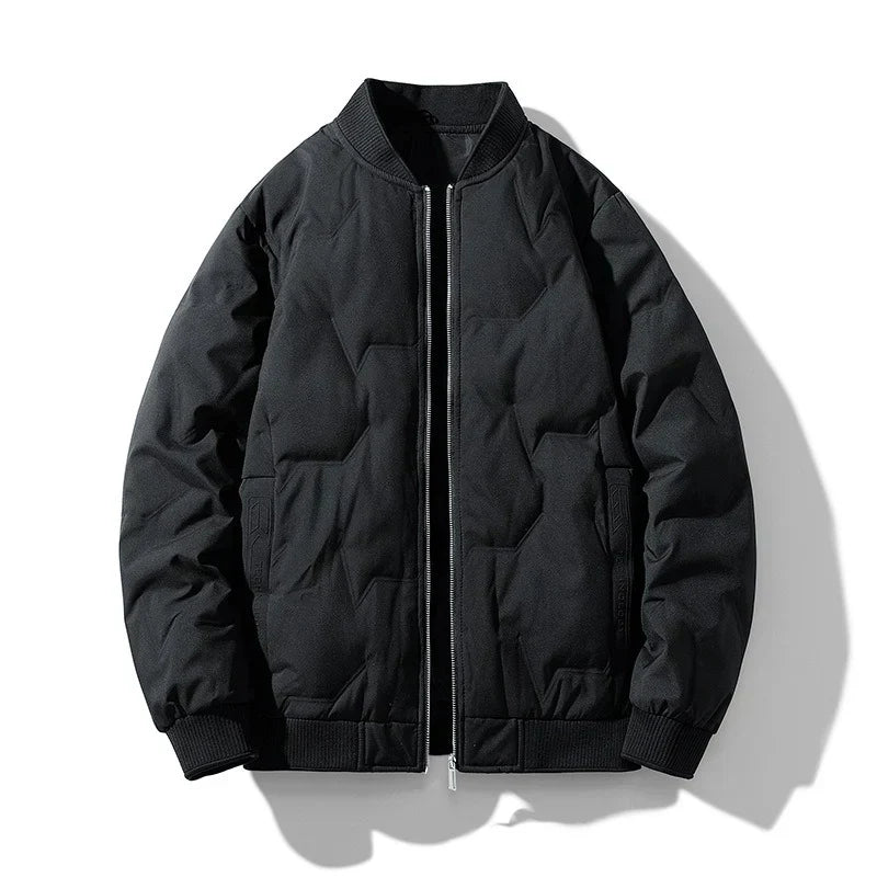 Men’s Quilted Bomber Jacket – Modern Fit & Insulated Warmth