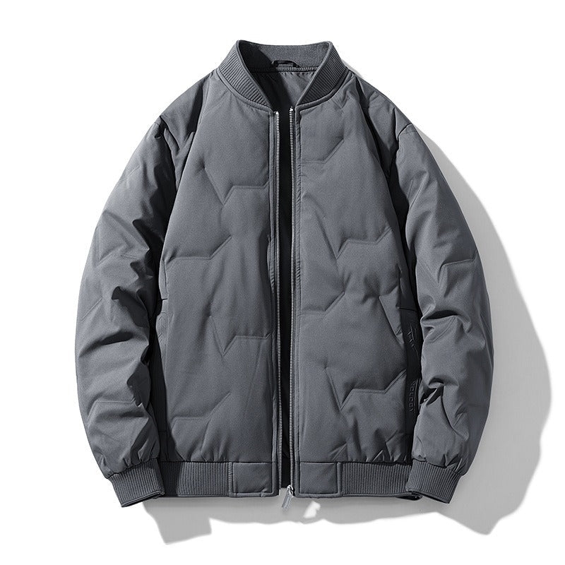 Men’s Quilted Bomber Jacket – Modern Fit & Insulated Warmth