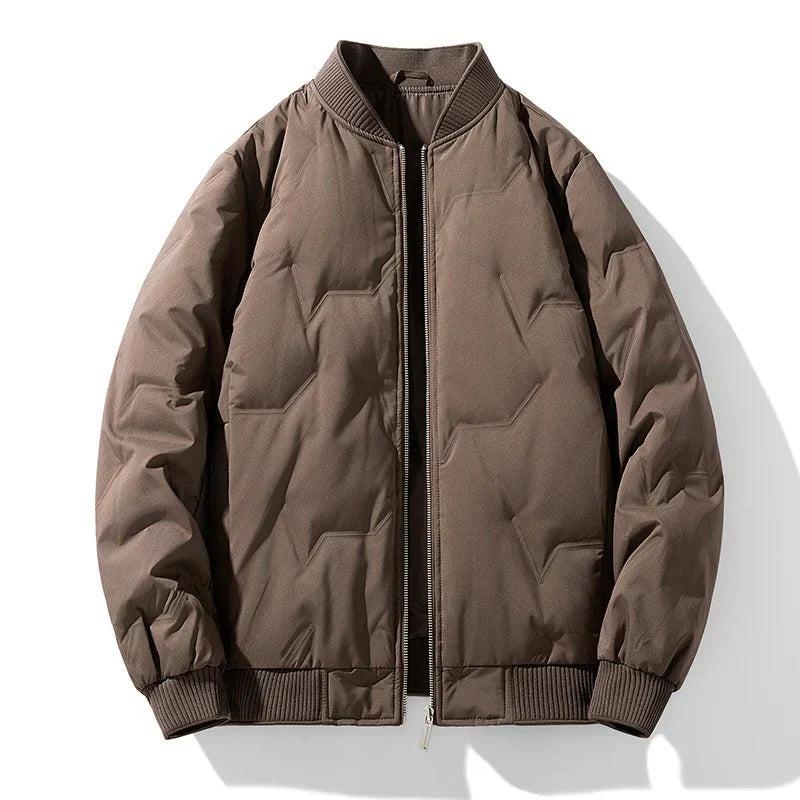 Men’s Quilted Bomber Jacket – Modern Fit & Insulated Warmth