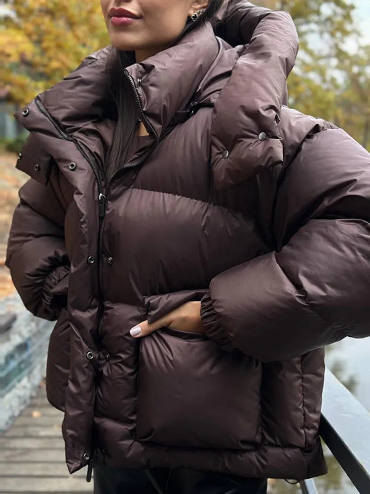 UltraWarm Oversized Puffer Jacket – Women’s Winter Coat