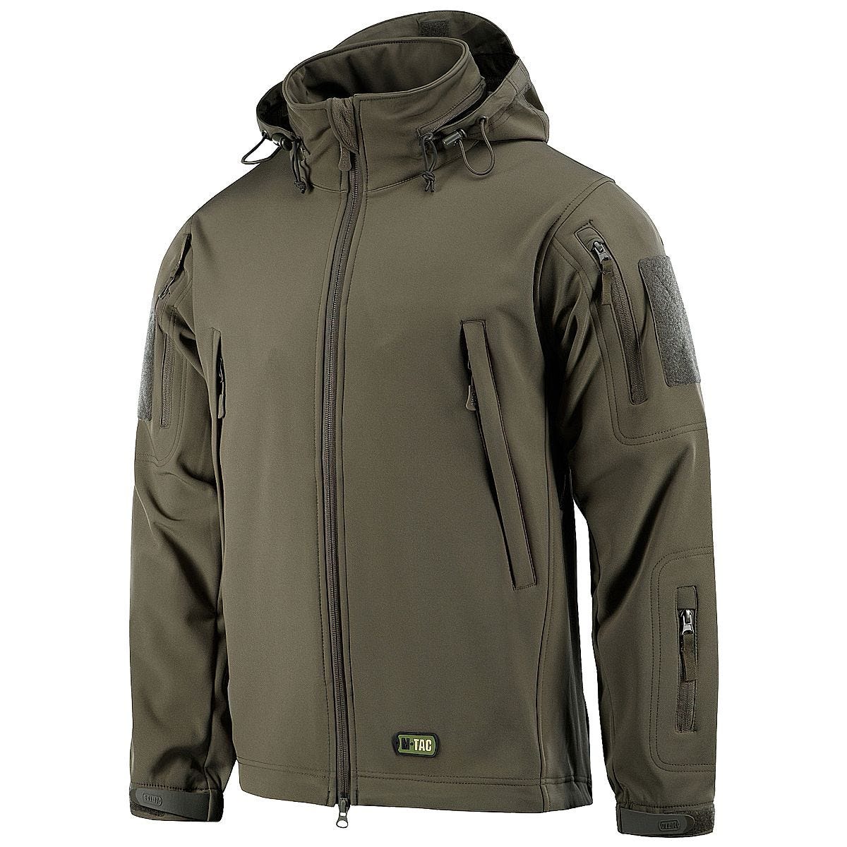 Men’s Tactical Softshell Hooded Jacket – Windproof, Waterproof & Thermal Fleece Lined