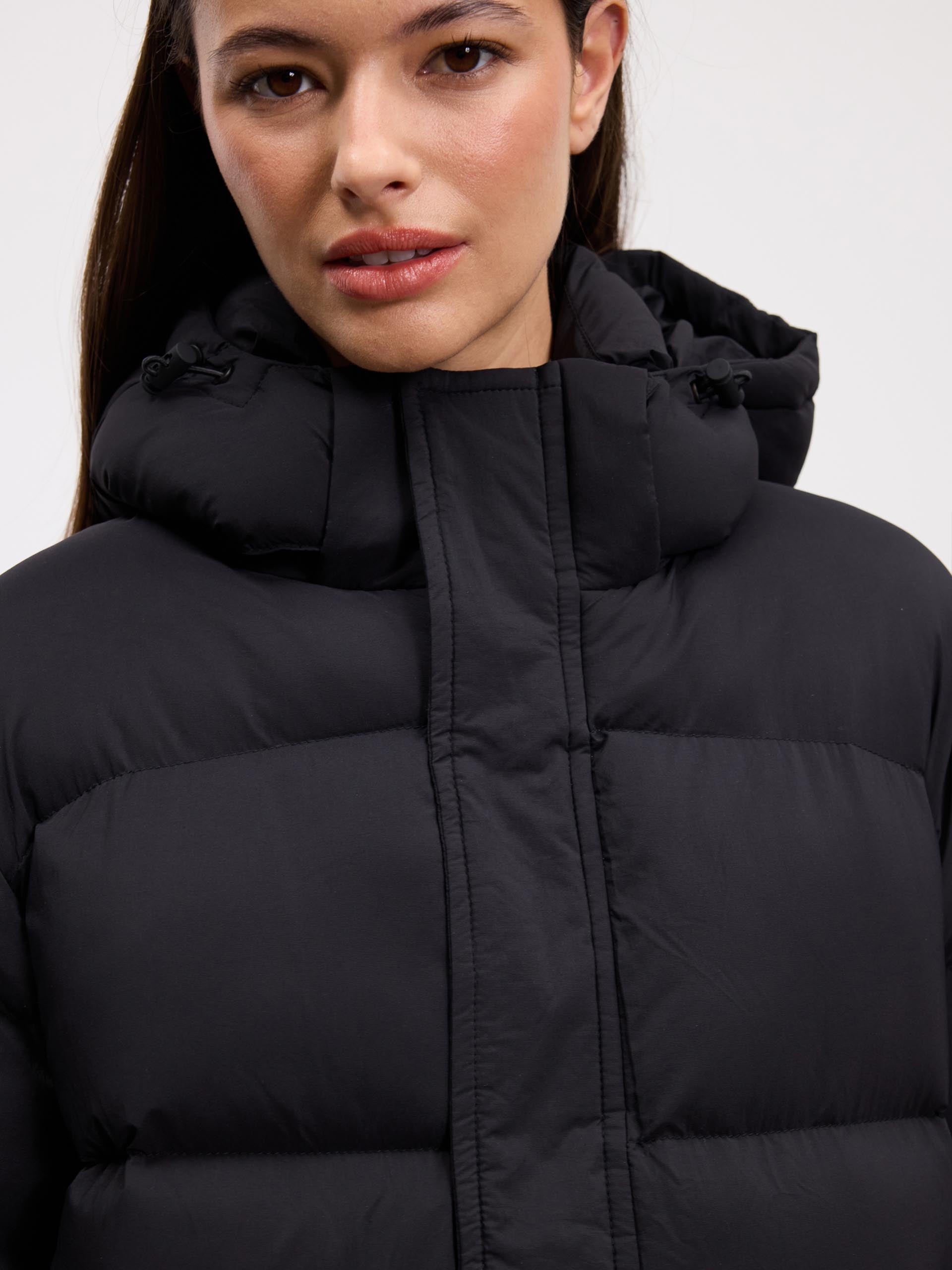Women’s Classic Short Puffer Jacket – Warm Hooded Winter Coat