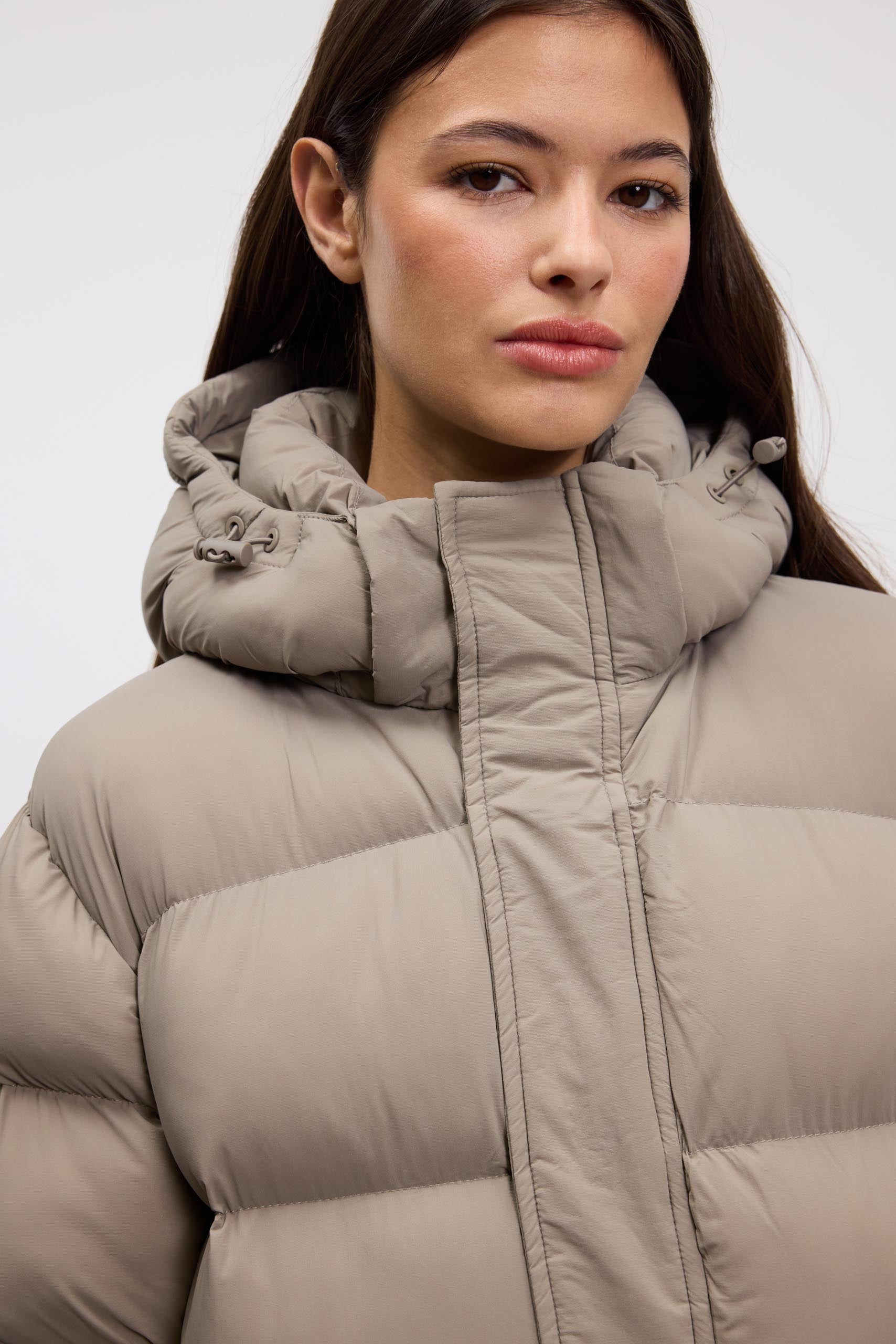 Women’s Long Puffer Coat – Full-Length Warm Winter Jacket