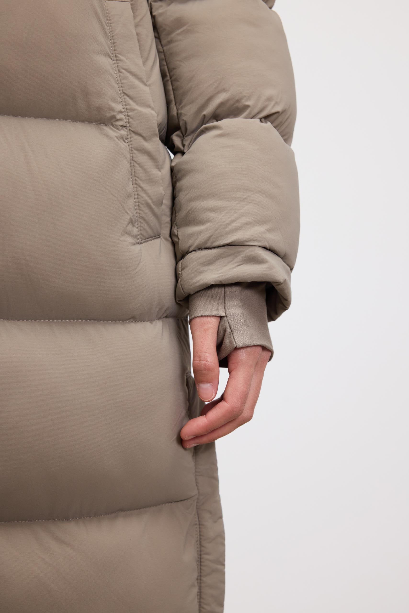 Women’s Long Puffer Coat – Full-Length Warm Winter Jacket