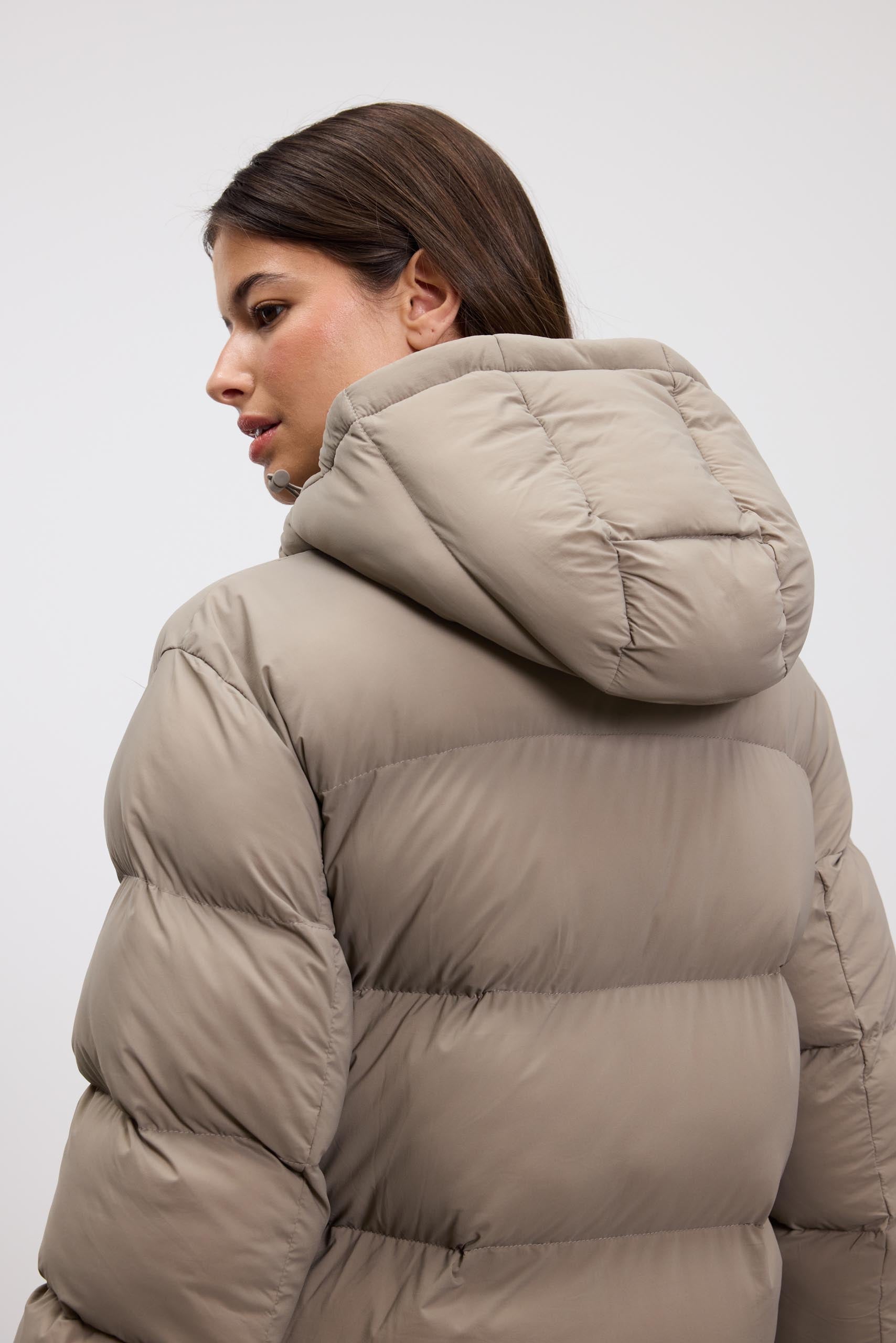 Women’s Long Puffer Coat – Full-Length Warm Winter Jacket