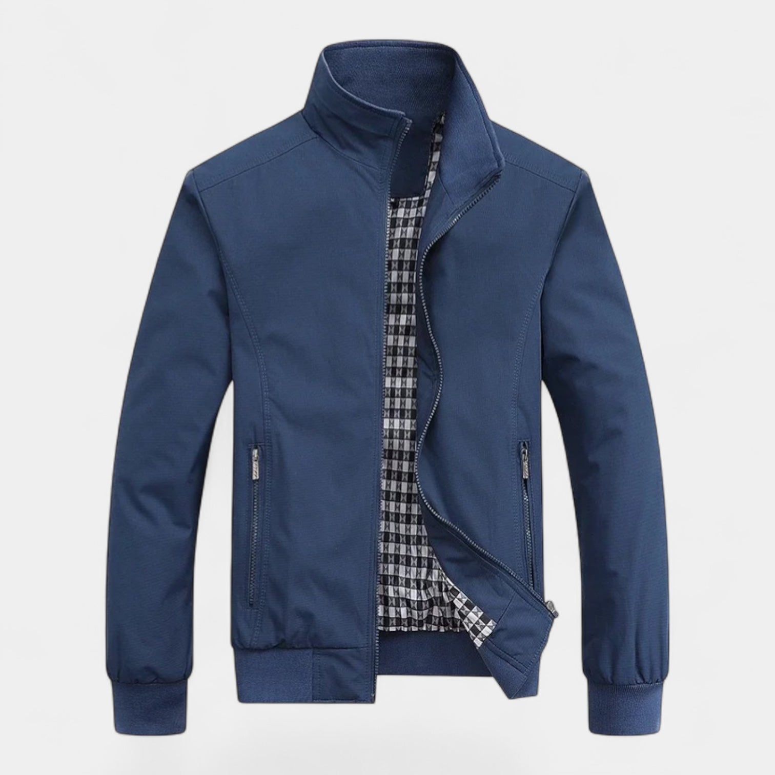 Men’s Lightweight Casual Stand Collar Jacket – Windproof, Stylish & Comfortable