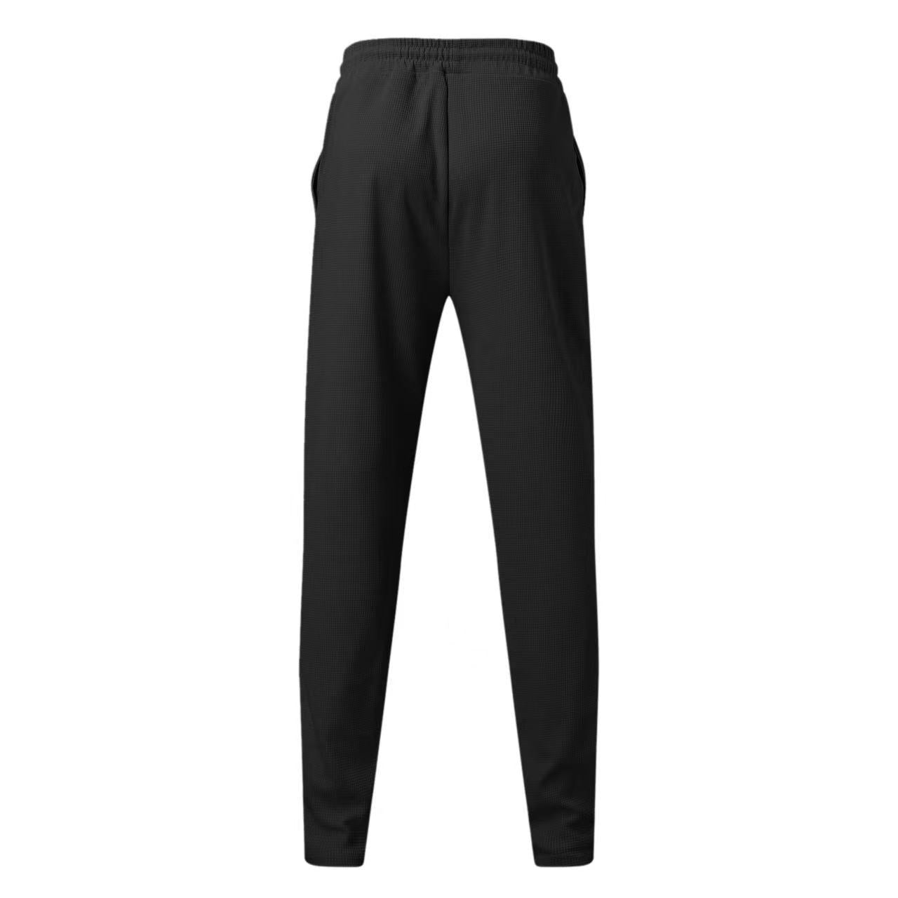 Men's Long Sleeve Polo Shirt and Sweatpants Set