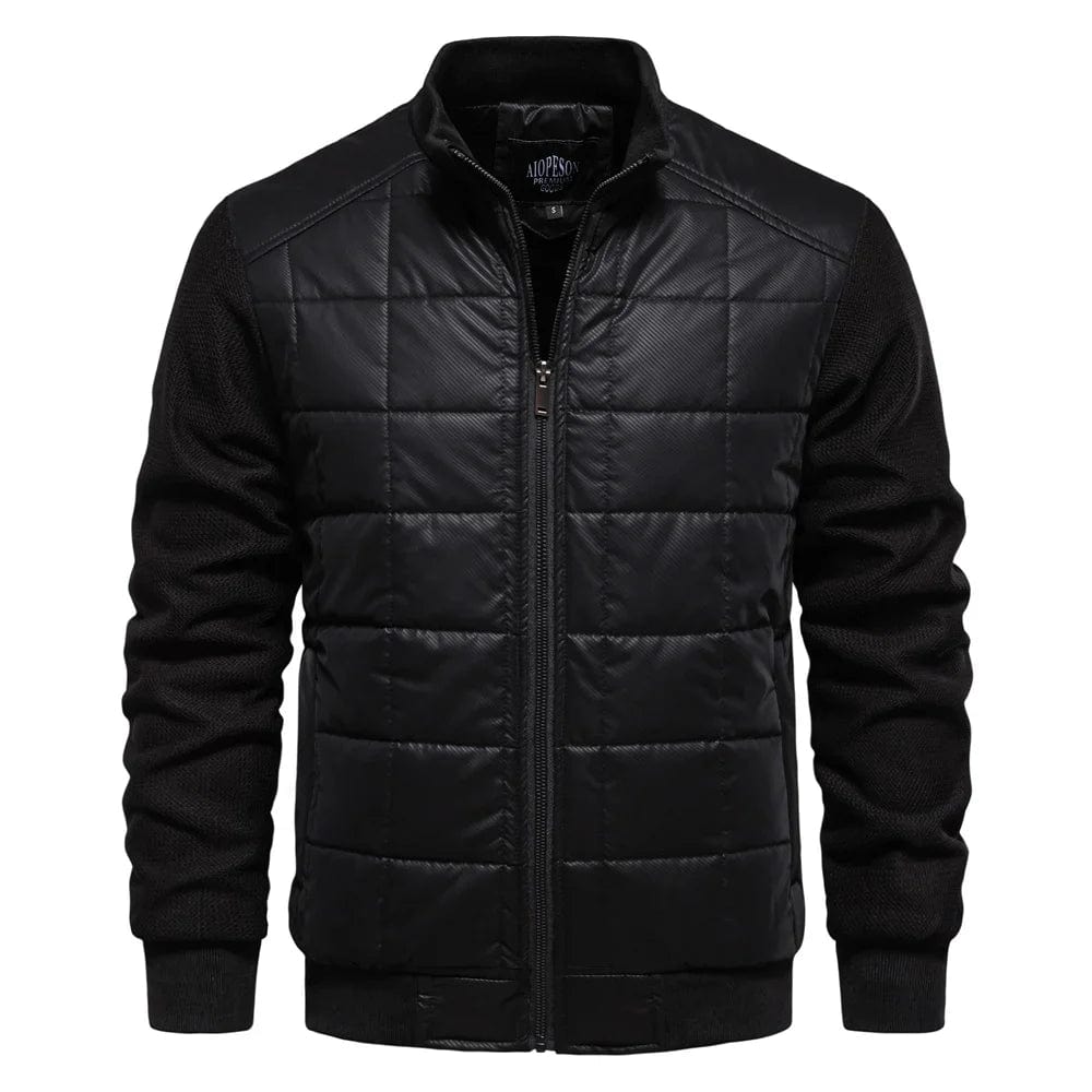 Men’s Hybrid Puffer Jacket – Quilted Warmth & Smart Casual Style