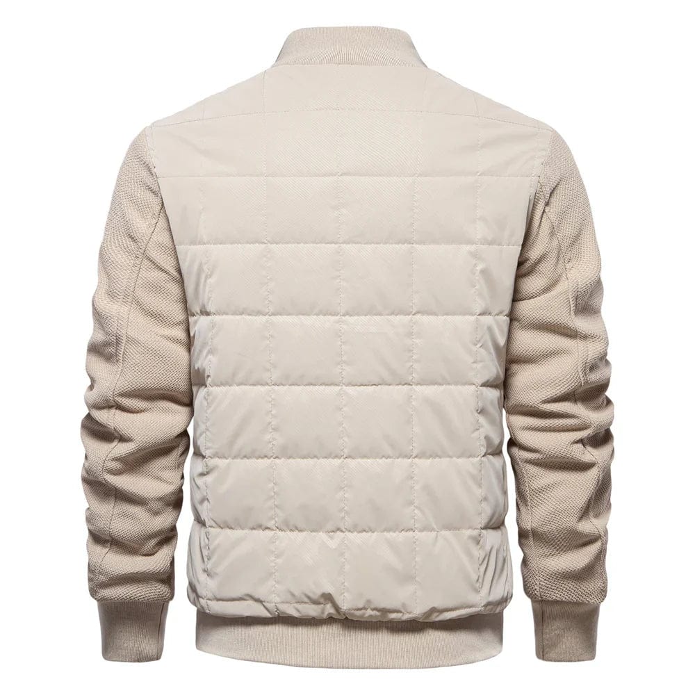 Men’s Hybrid Puffer Jacket – Quilted Warmth & Smart Casual Style