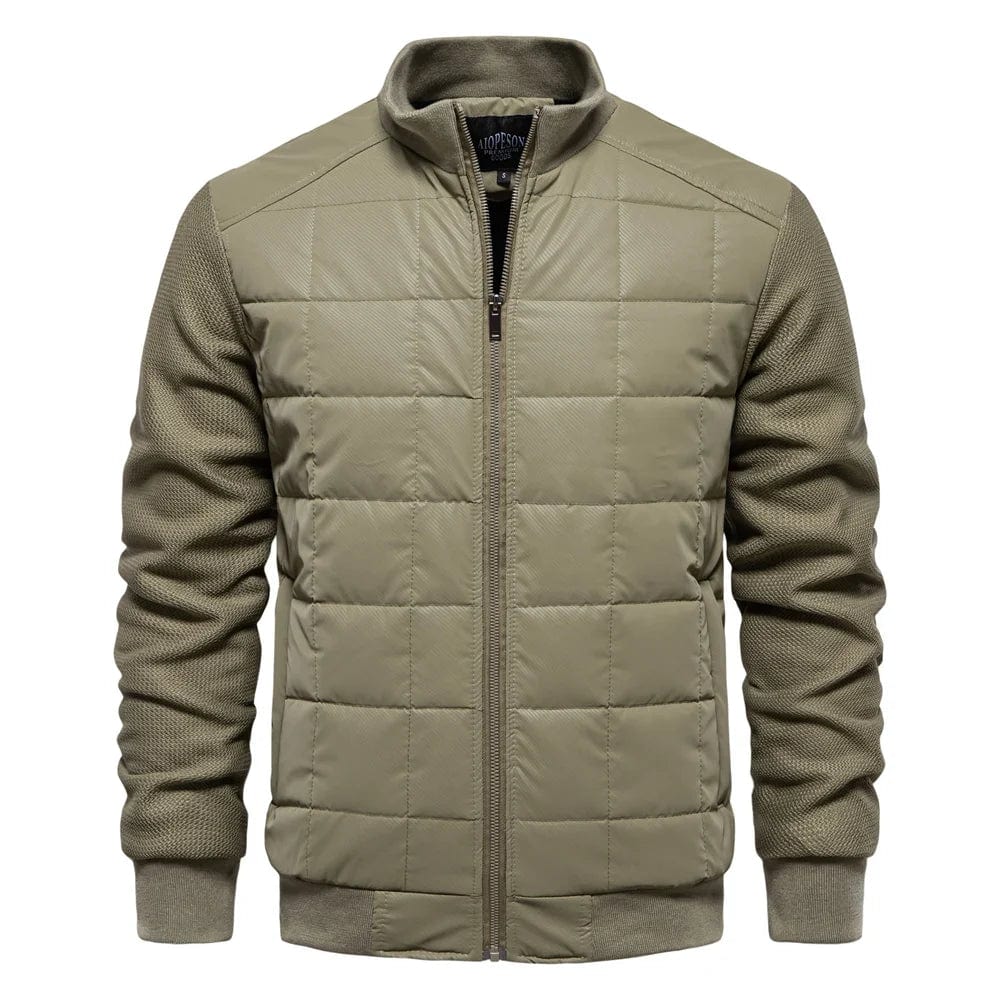Men’s Hybrid Puffer Jacket – Quilted Warmth & Smart Casual Style