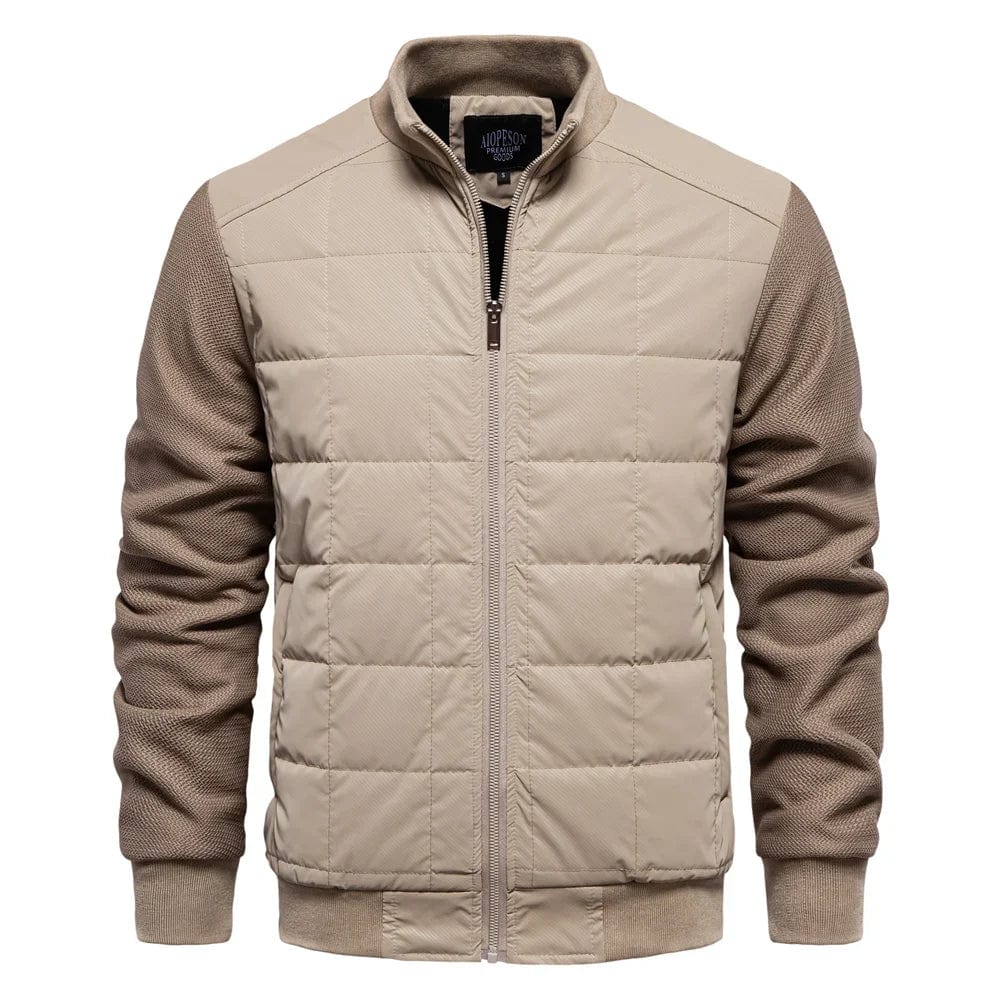 Men’s Hybrid Puffer Jacket – Quilted Warmth & Smart Casual Style