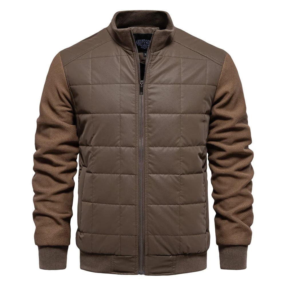 Men’s Hybrid Puffer Jacket – Quilted Warmth & Smart Casual Style