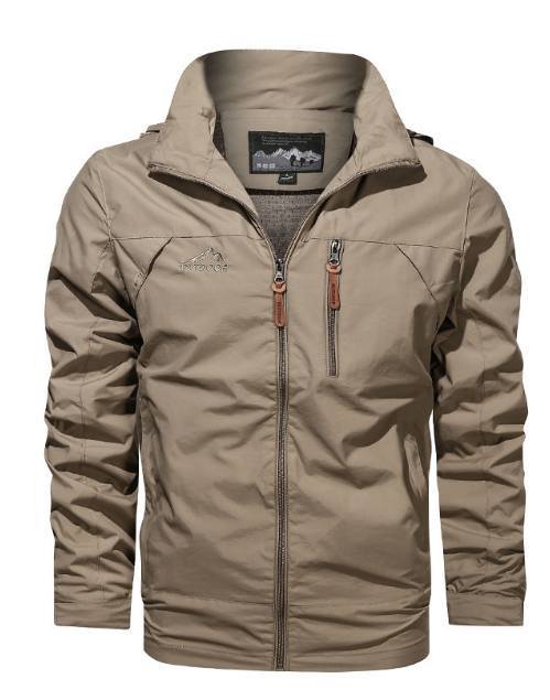 Men’s Lightweight Outdoor Windbreaker – Waterproof & Breathable Design