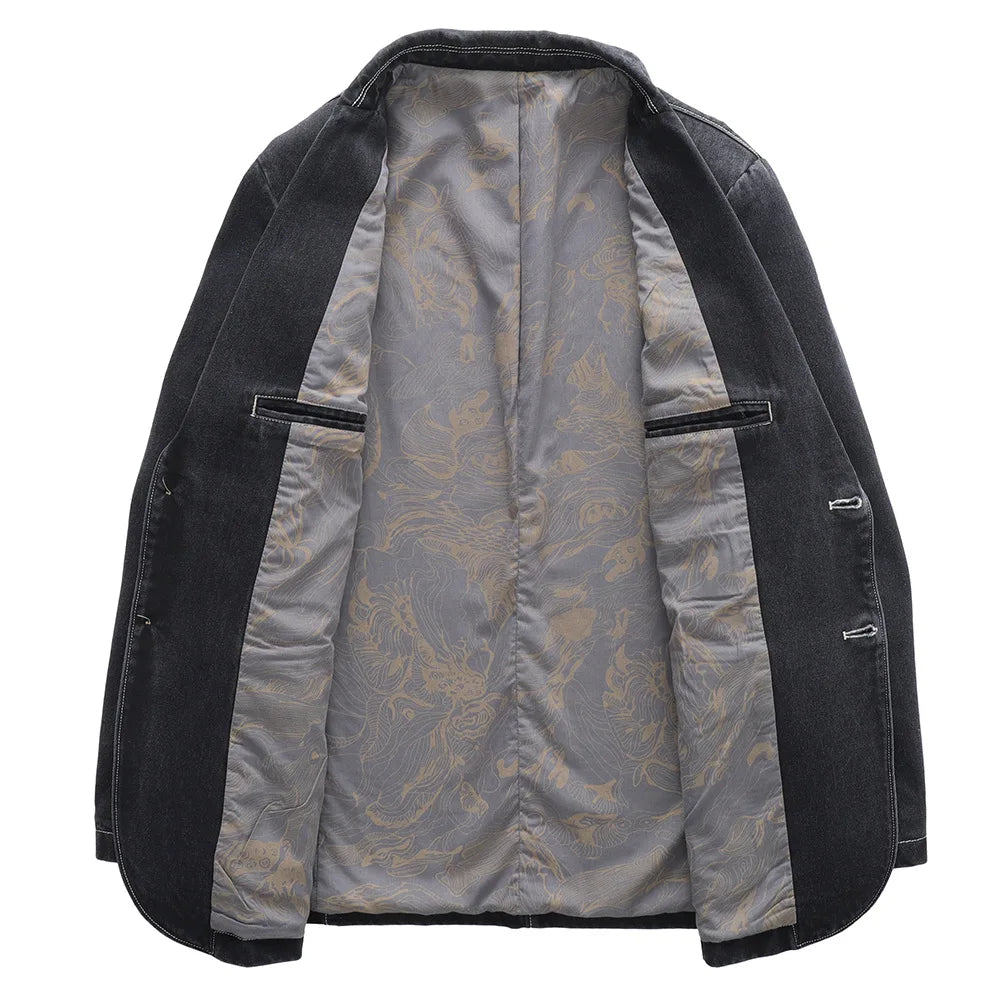 Men’s Casual Denim Blazer – Lightweight, Modern & Smart-Casual Style